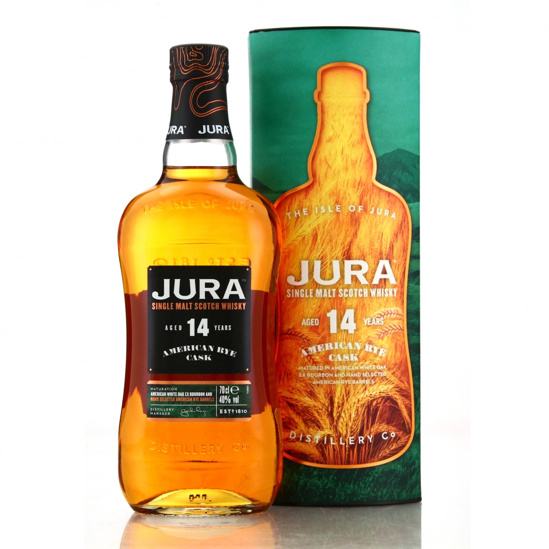 Jura 14 Year Old American Rye Cask Whisky Auctioneer