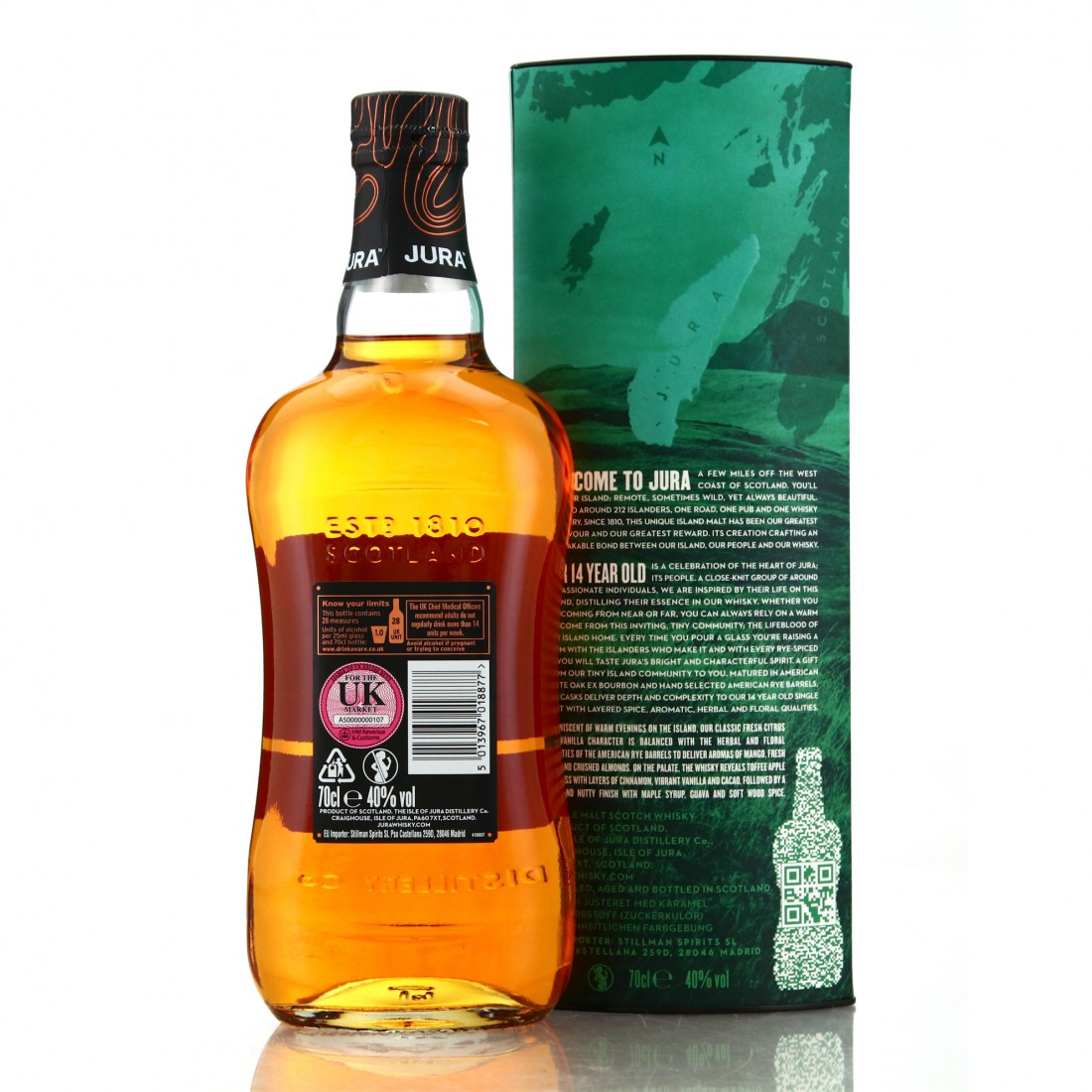 Jura 14 Year Old American Rye Cask Whisky Auctioneer