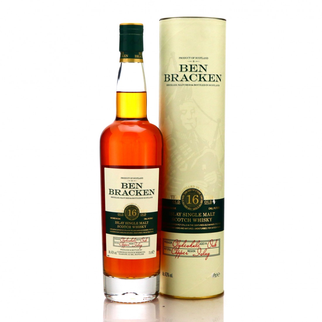 Ben Bracken 2003 16 Year Old Islay Single Malt Whisky Auctioneer