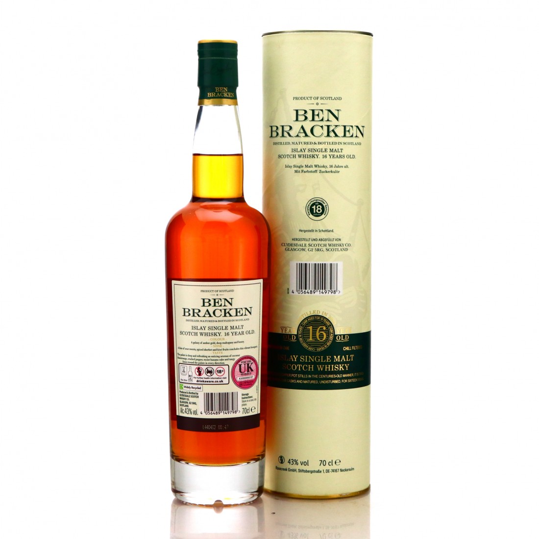 Ben Bracken 2003 16 Year Old Islay Single Malt Whisky Auctioneer