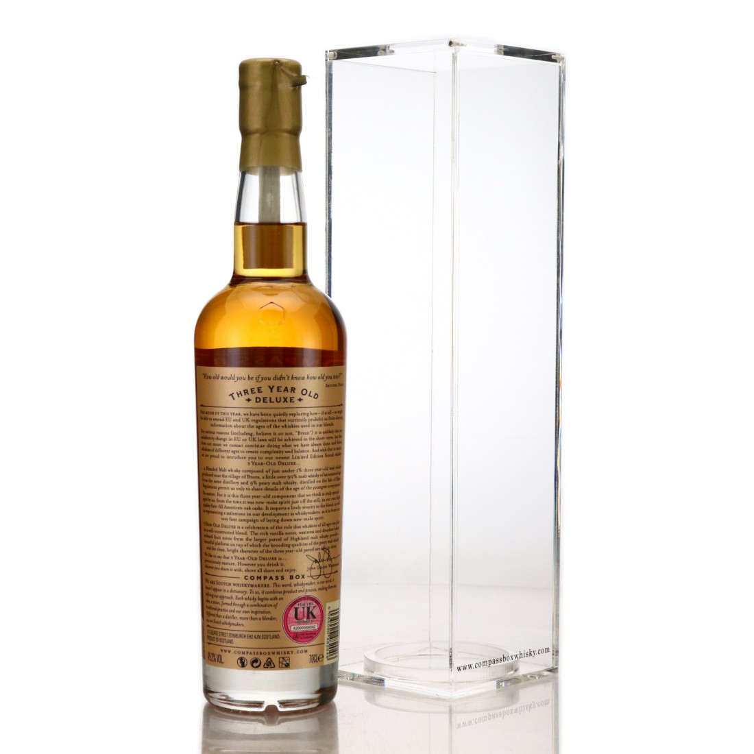 Compass Box Three Year Old Deluxe Whisky Auctioneer