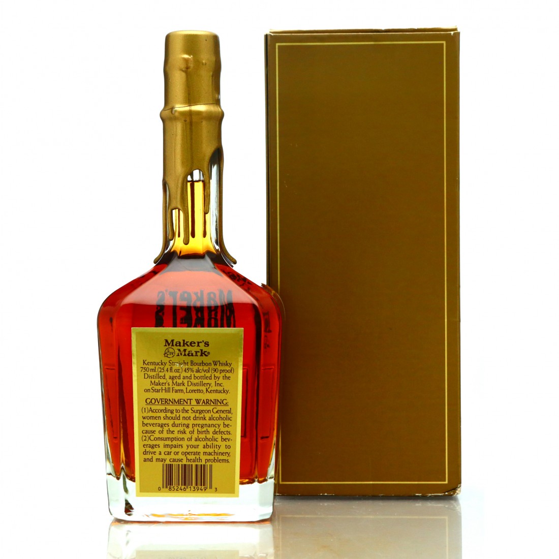 Maker's Mark Gold Label Label Kentucky Straight Bourbon Whisky Auctioneer