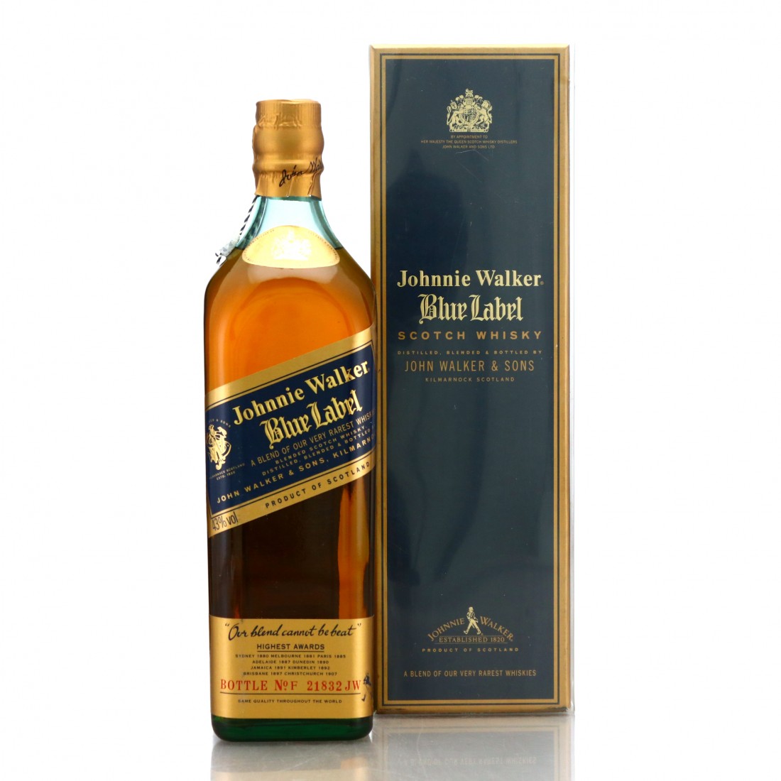 Johnnie Walker Blue Label 75cl Whisky Auctioneer