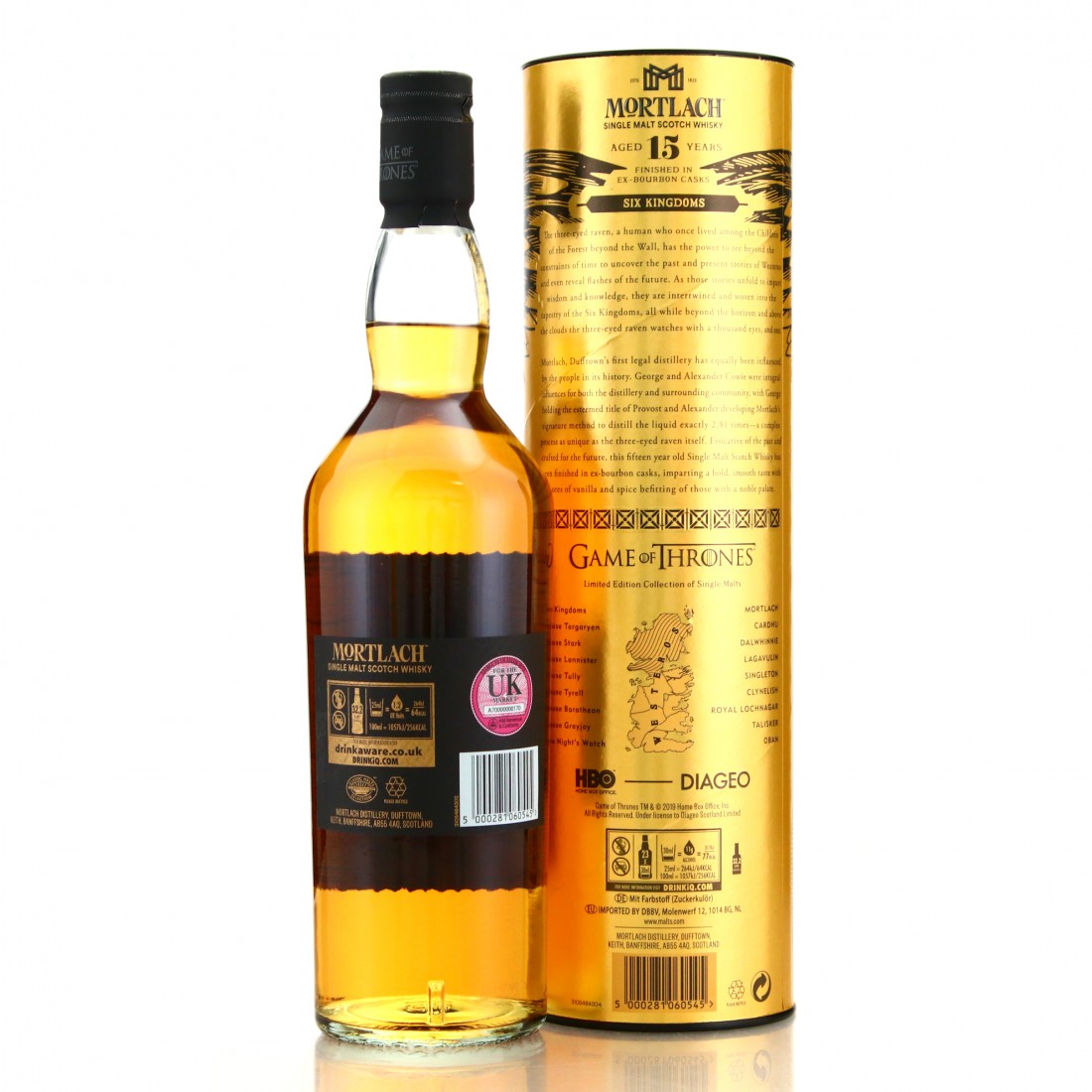 Mortlach 15 Year Old Game of Thrones / Six Kingdoms Whisky Auctioneer