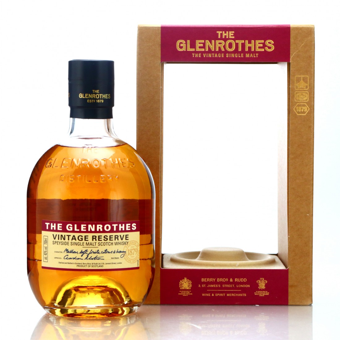 Glenrothes Vintage Reserve Whisky Auctioneer