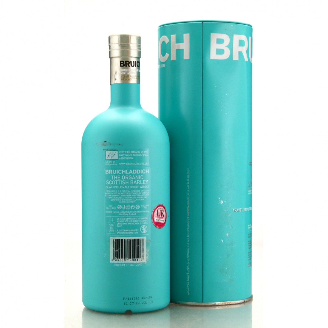 Bruichladdich Organic Scottish Barley 1 Litre | Whisky Auctioneer
