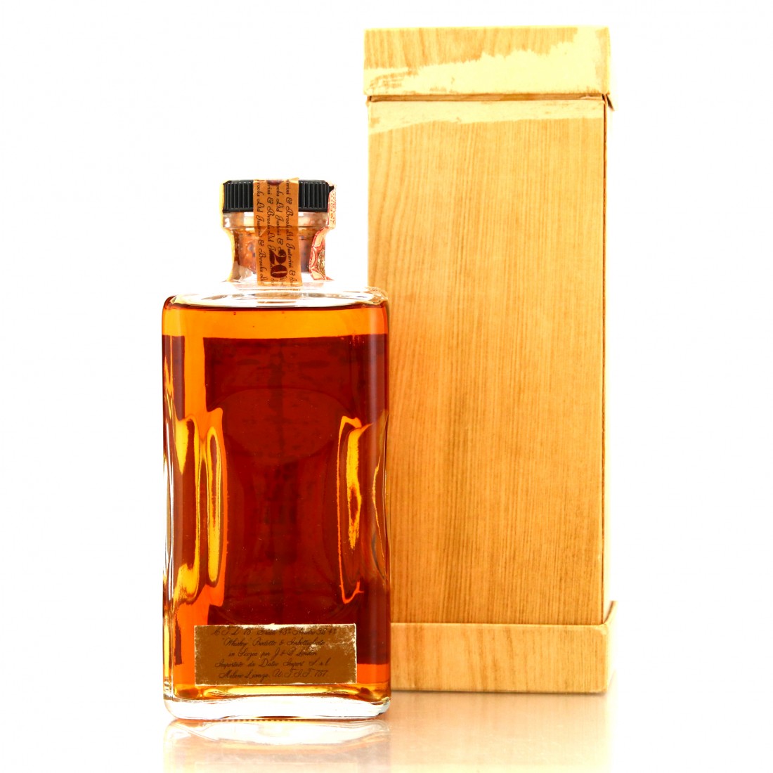 Justerini & Brooks 20 Year Old Finest Malt Scotch Whisky 1970s | Whisky ...