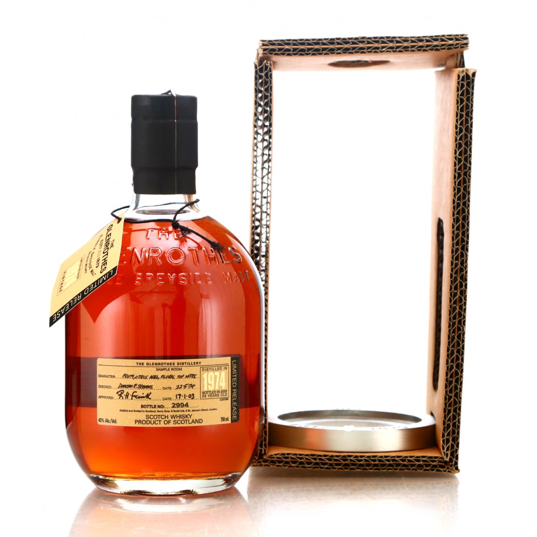 Glenrothes 1974 29 Year Old 75cl / US Import Whisky Auctioneer