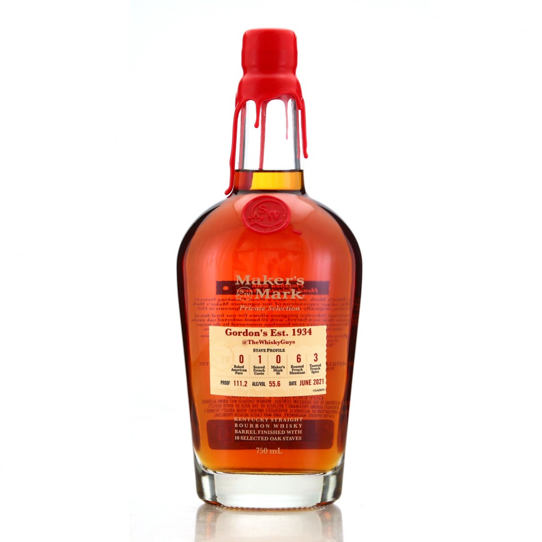 Maker's Mark Private Selection / Gordon's Whisky Auctioneer