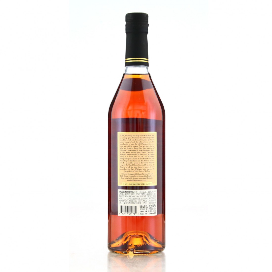 Calumet Farm 15 Year Old Kentucky Straight Bourbon / Whirlaway Whisky Auctioneer
