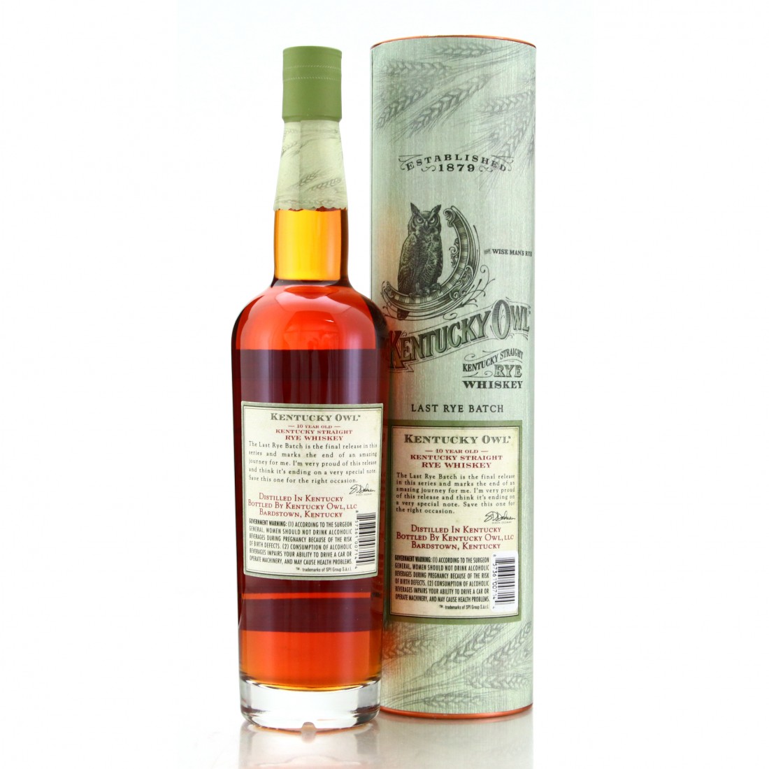 Kentucky Owl 10 Year Old Small Batch Rye 4 Whisky Auctioneer