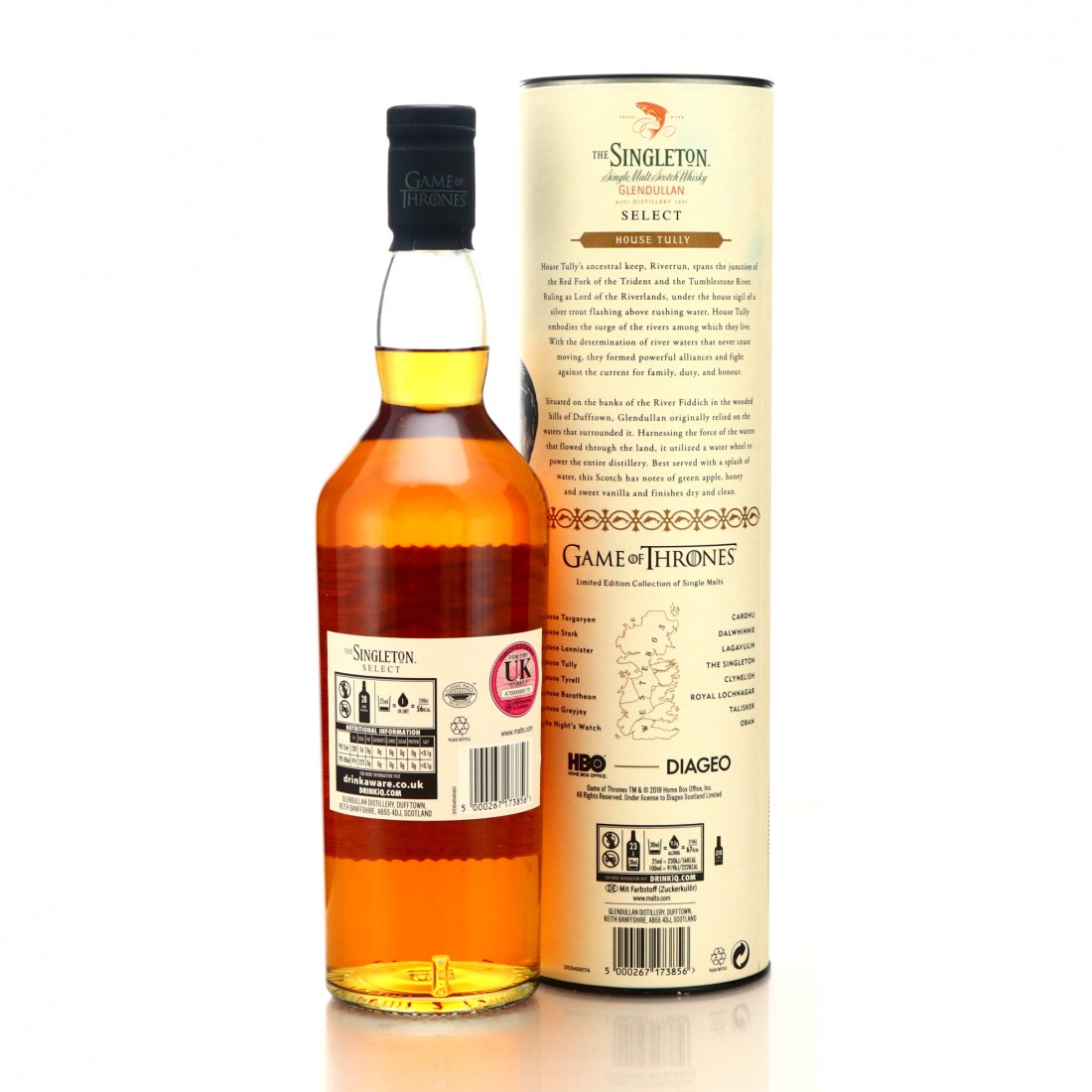 Singleton of Glendullan Select Game of Thrones / House Tully Whisky