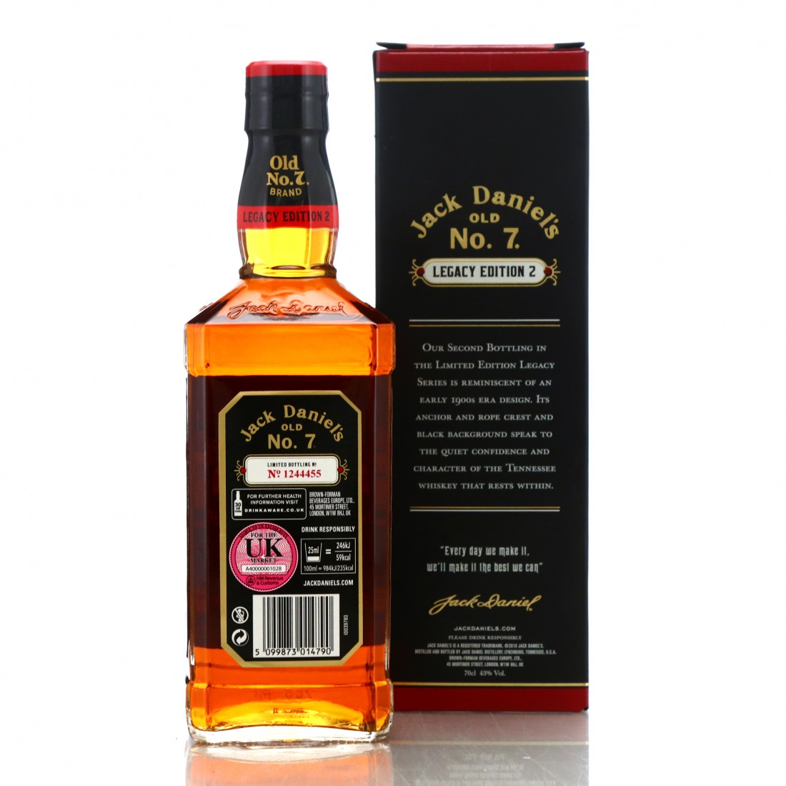 Jack Daniel's Old No.7 Legacy Edition 2 70cl Whisky Auctioneer