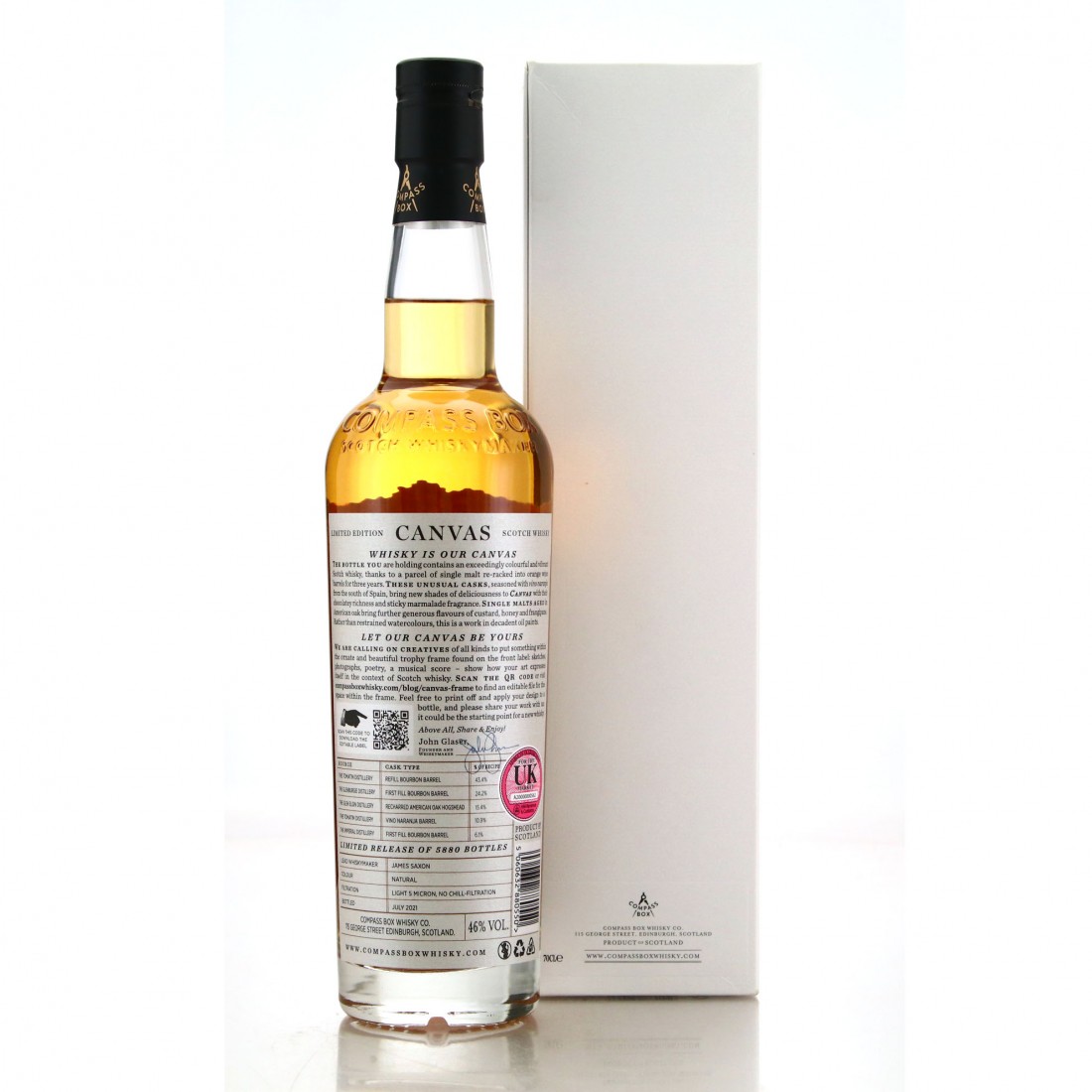 Compass Box Canvas Whisky Auctioneer