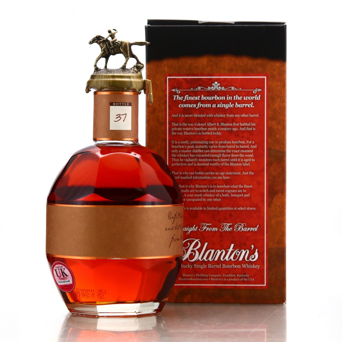 Blanton's Straight from the Barrel dumped 2022 70cl Whisky Auctioneer