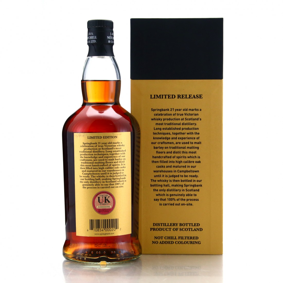 Springbank 21 Year Old 2022 Release Whisky Auctioneer
