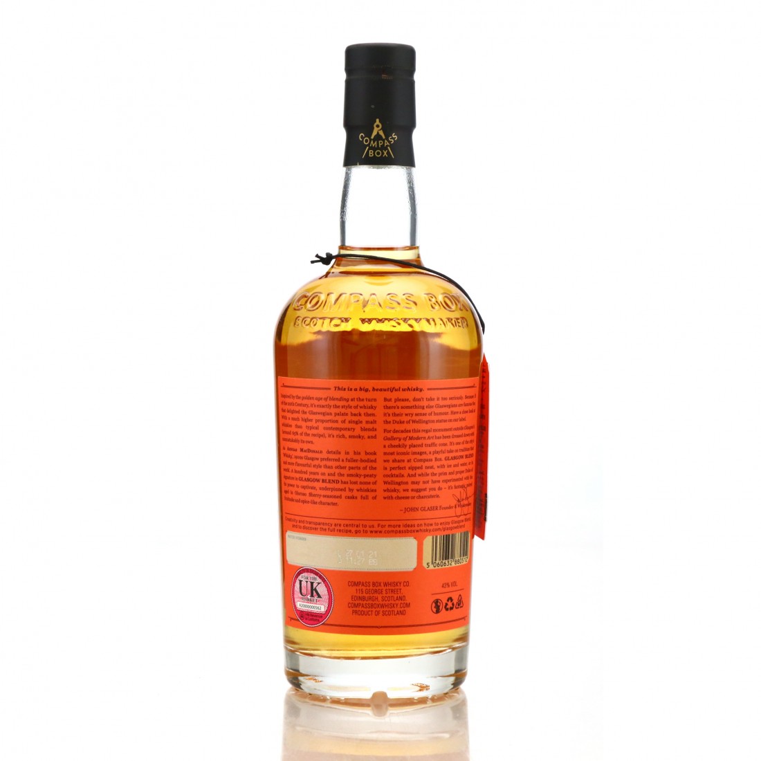 Compass Box Glasgow Blend Whisky Auctioneer