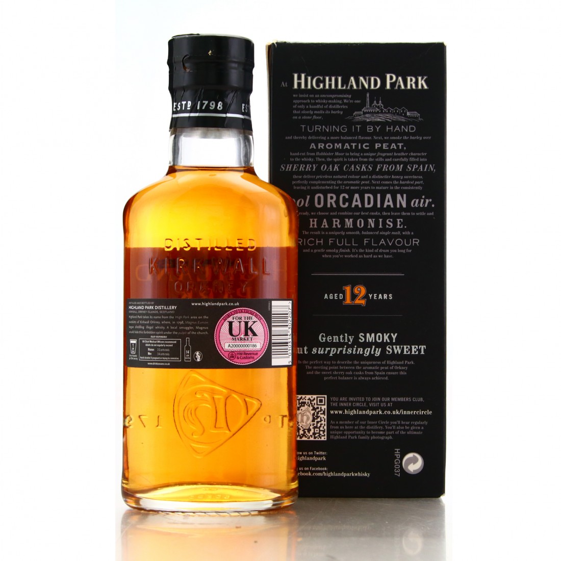 Highland Park 12 Year Old 35cl pre2017 Whisky Auctioneer