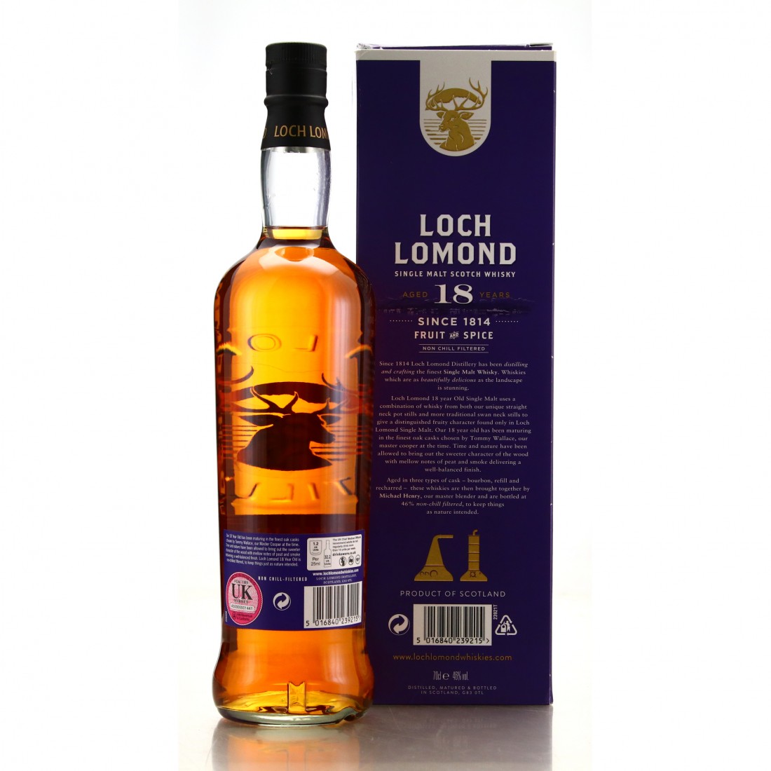 Loch Lomond 18 Year Old Whisky Auctioneer