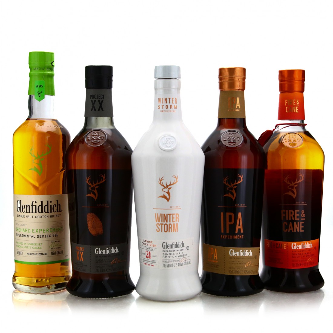 Glenfiddich Experimental Series #1-5 5 x 70cl | Whisky Auctioneer