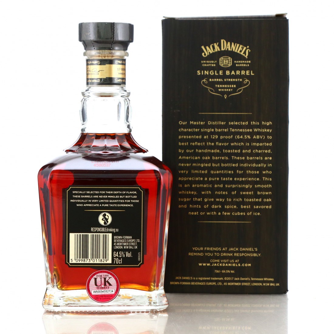 Jack Daniel's Single Barrel Select 2017 70cl Whisky Auctioneer