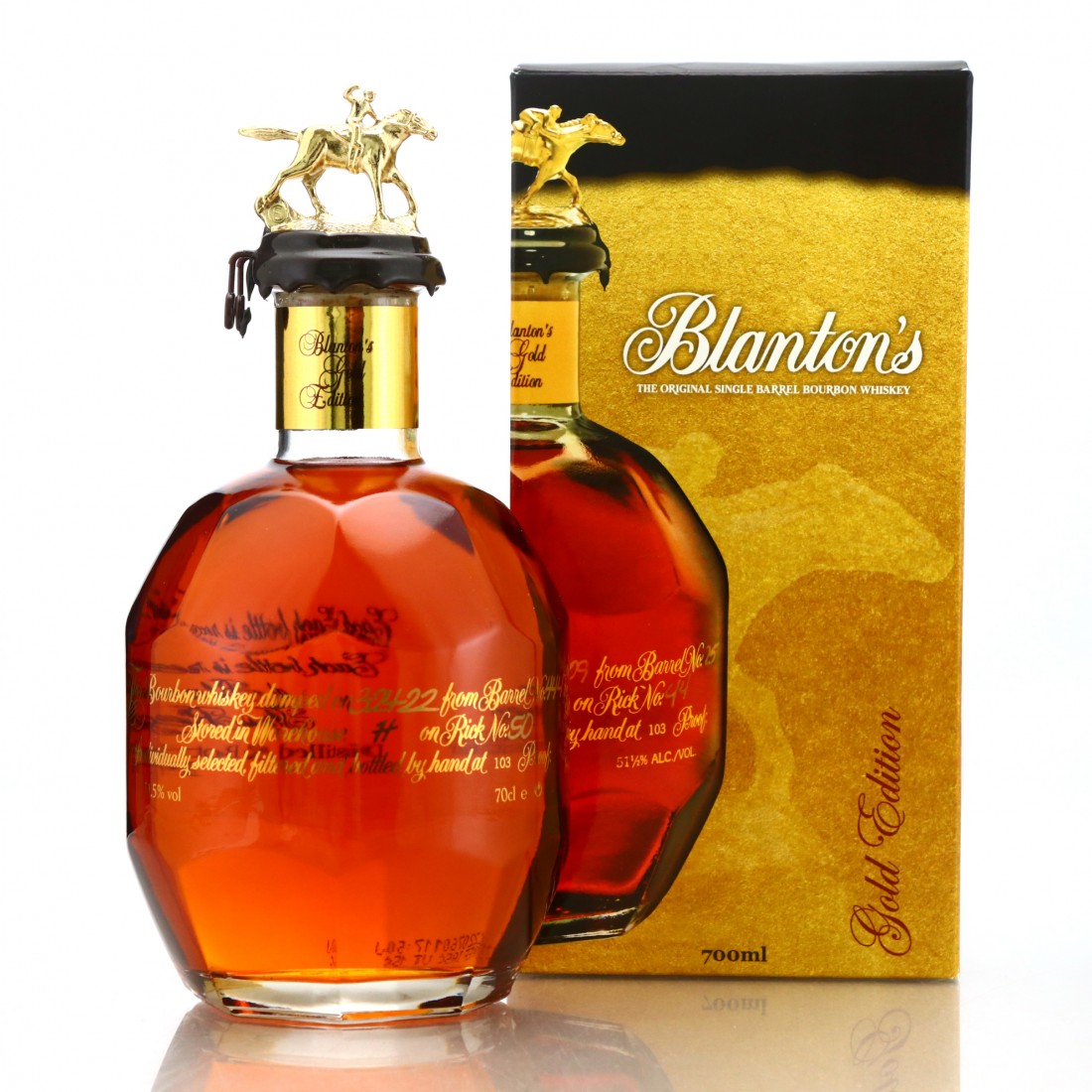 Blanton's Single Barrel Gold Edition dumped 2022 70cl Whisky Auctioneer