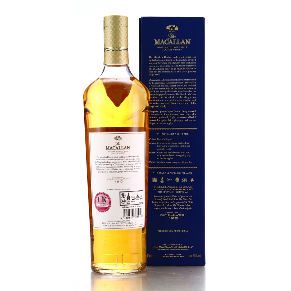 Macallan Gold Double Cask Whisky Auctioneer