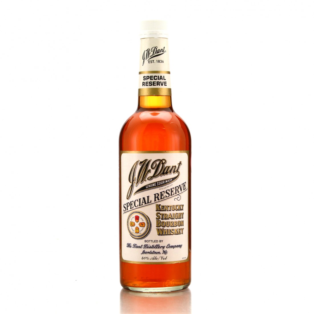 J.W. Dant Special Reserve Kentucky Straight Bourbon 1990s Whisky