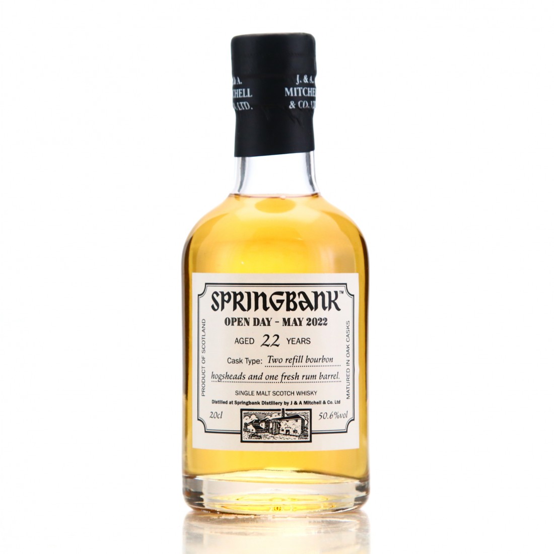 Springbank 22 Year Old Bourbon & Rum Casks 20cl / Campbeltown Malts ...