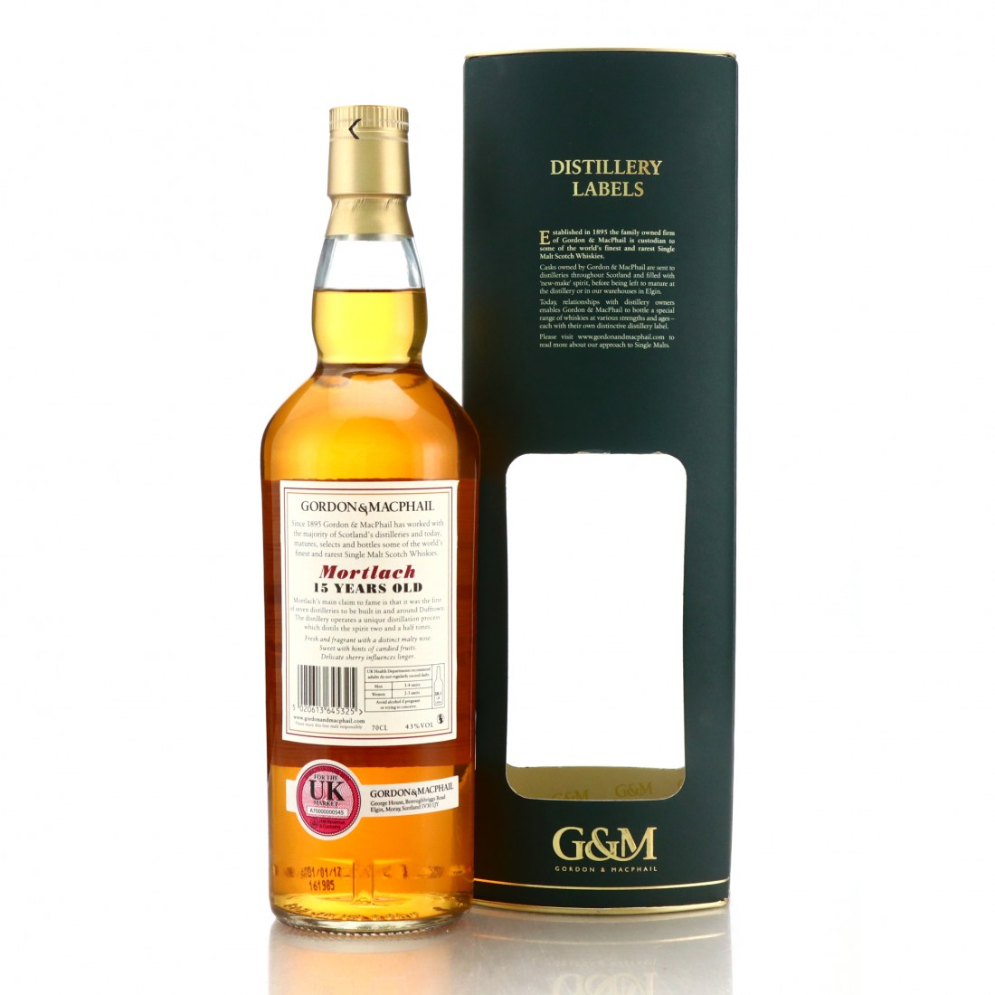 Mortlach 15 Year Old Gordon and MacPhail Whisky Auctioneer