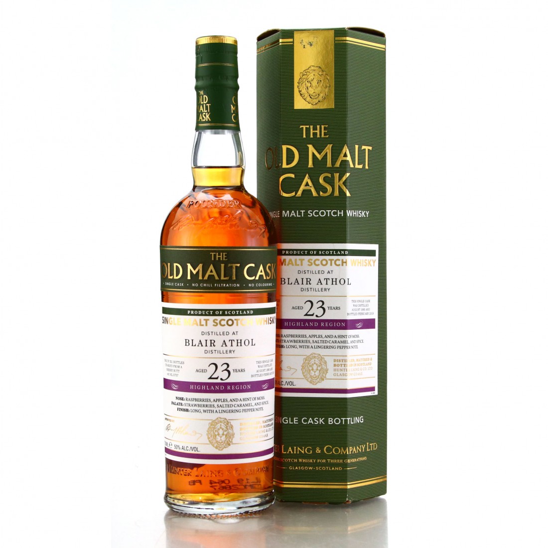 Blair Athol 1995 Hunter Laing 23 Year Old Whisky Auctioneer