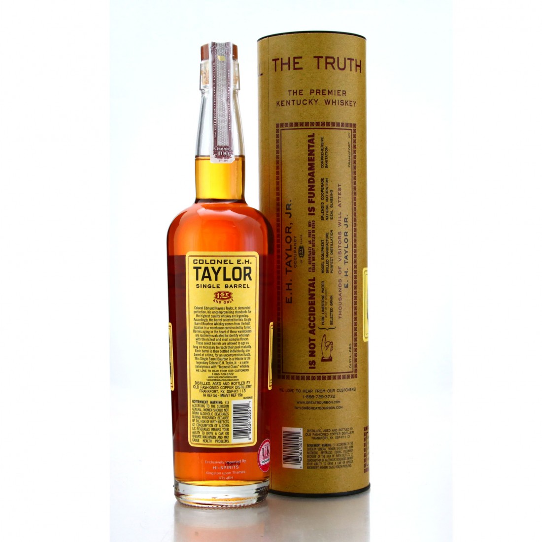 Colonel E.H. Taylor Single Barrel Bourbon 2019 Whisky Auctioneer