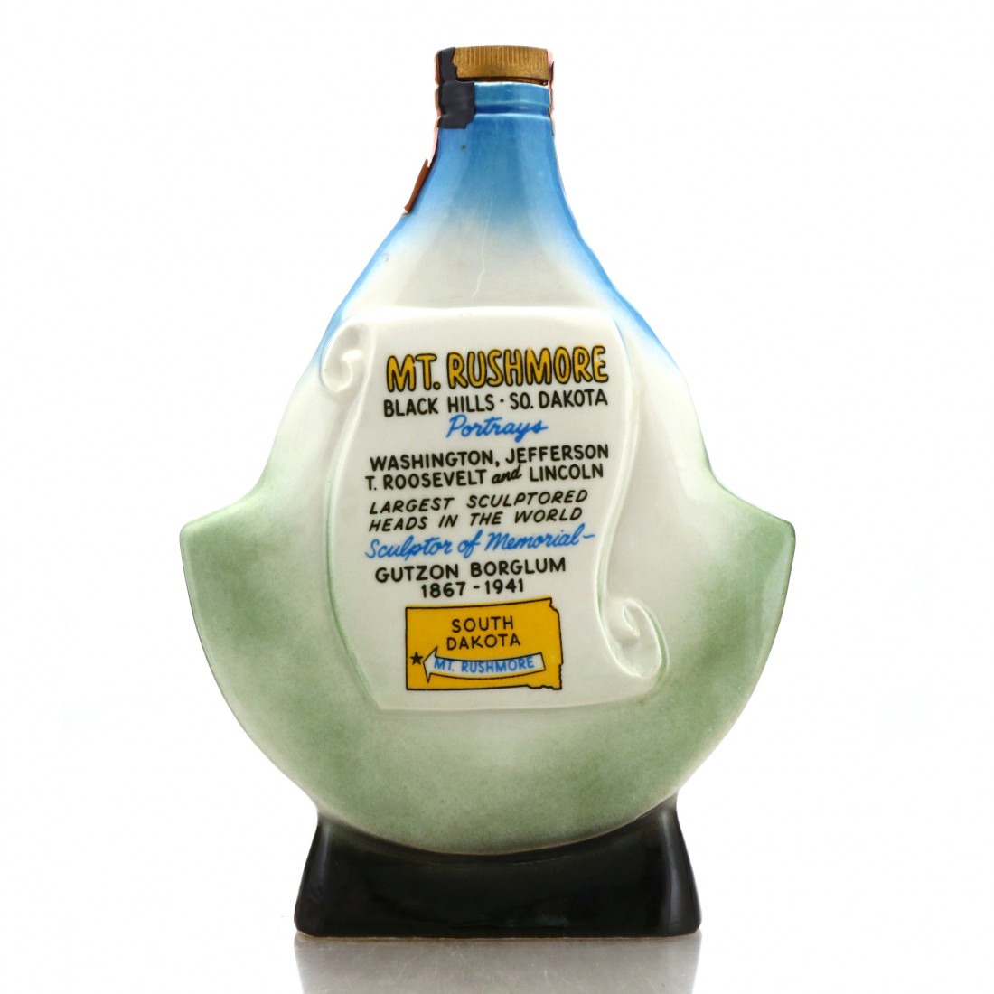 Beam 100 Month Old Mt. Rushmore Decanter 1970s Whisky Auctioneer