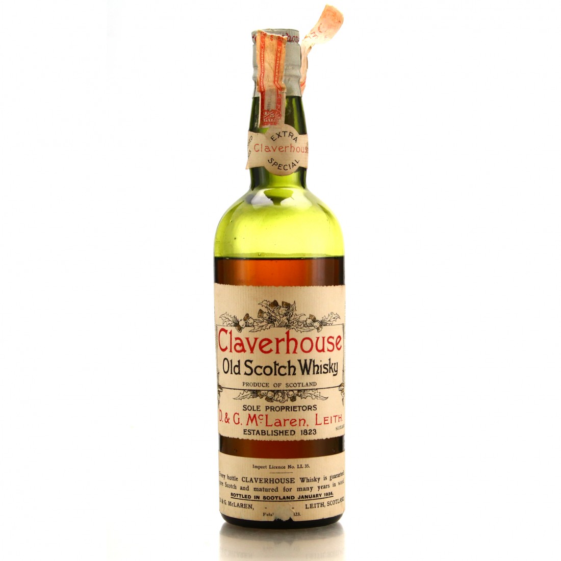 Claverhouse Old Scotch 1934 Whisky Auctioneer