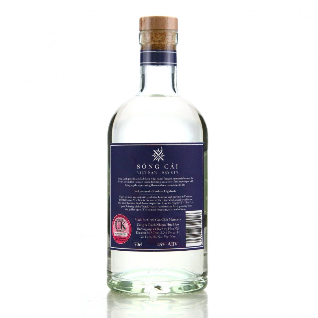 Song Cai Viet Nam Dry Gin Whisky Auctioneer