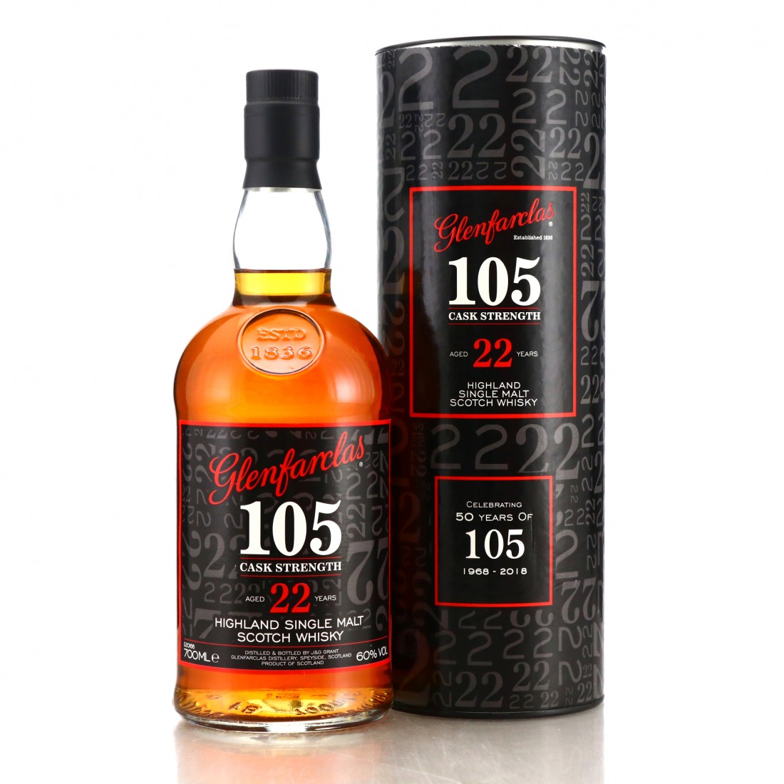 Glenfarclas 105 Cask Strength 22 Year Old / 50th Anniversary Whisky Auctioneer