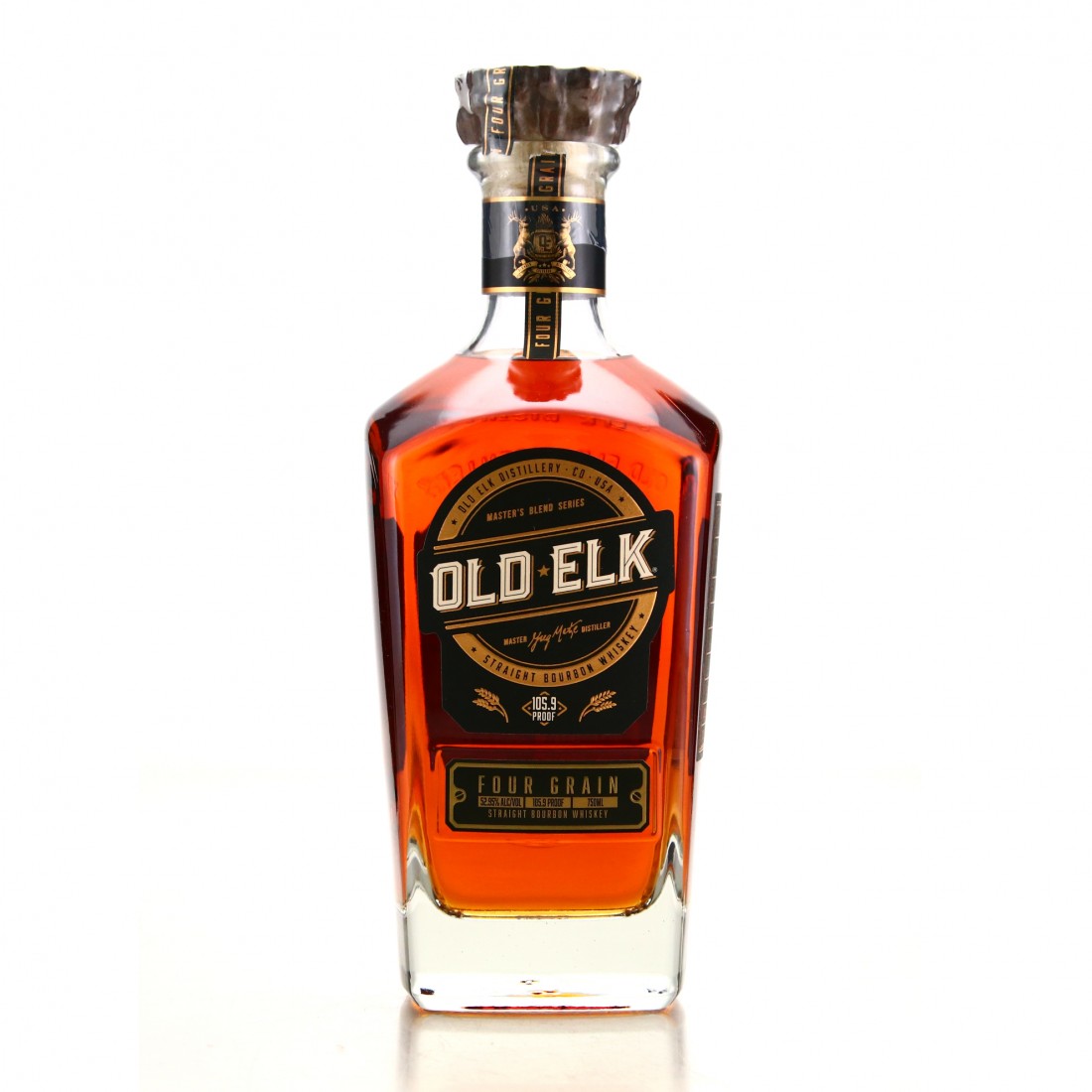 Old Elk Four Grain Straight Bourbon Whisky Auctioneer