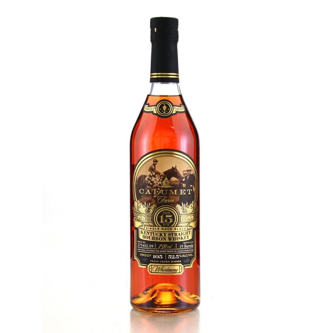 Calumet Farm 15 Year Old Kentucky Straight Bourbon / Whirlaway Whisky Auctioneer