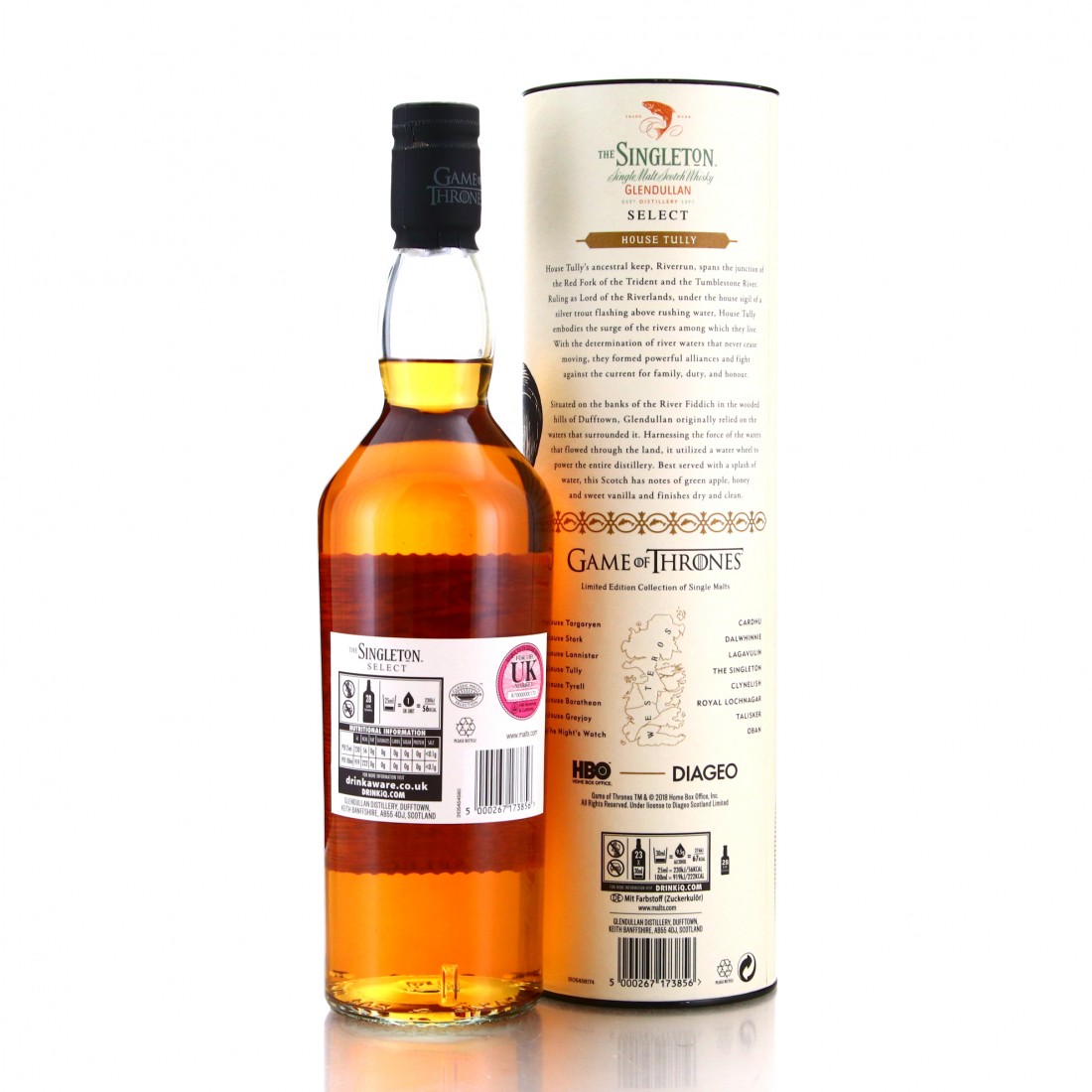 Singleton of Glendullan Select Game of Thrones / House Tully Whisky