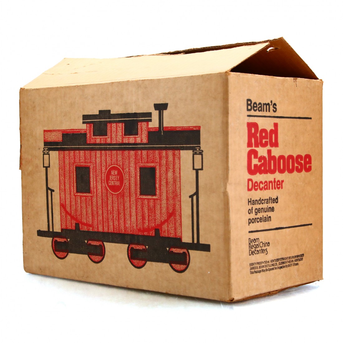 Jim Beam 150 Month Old "Red Caboose" Decanter Whisky Auctioneer