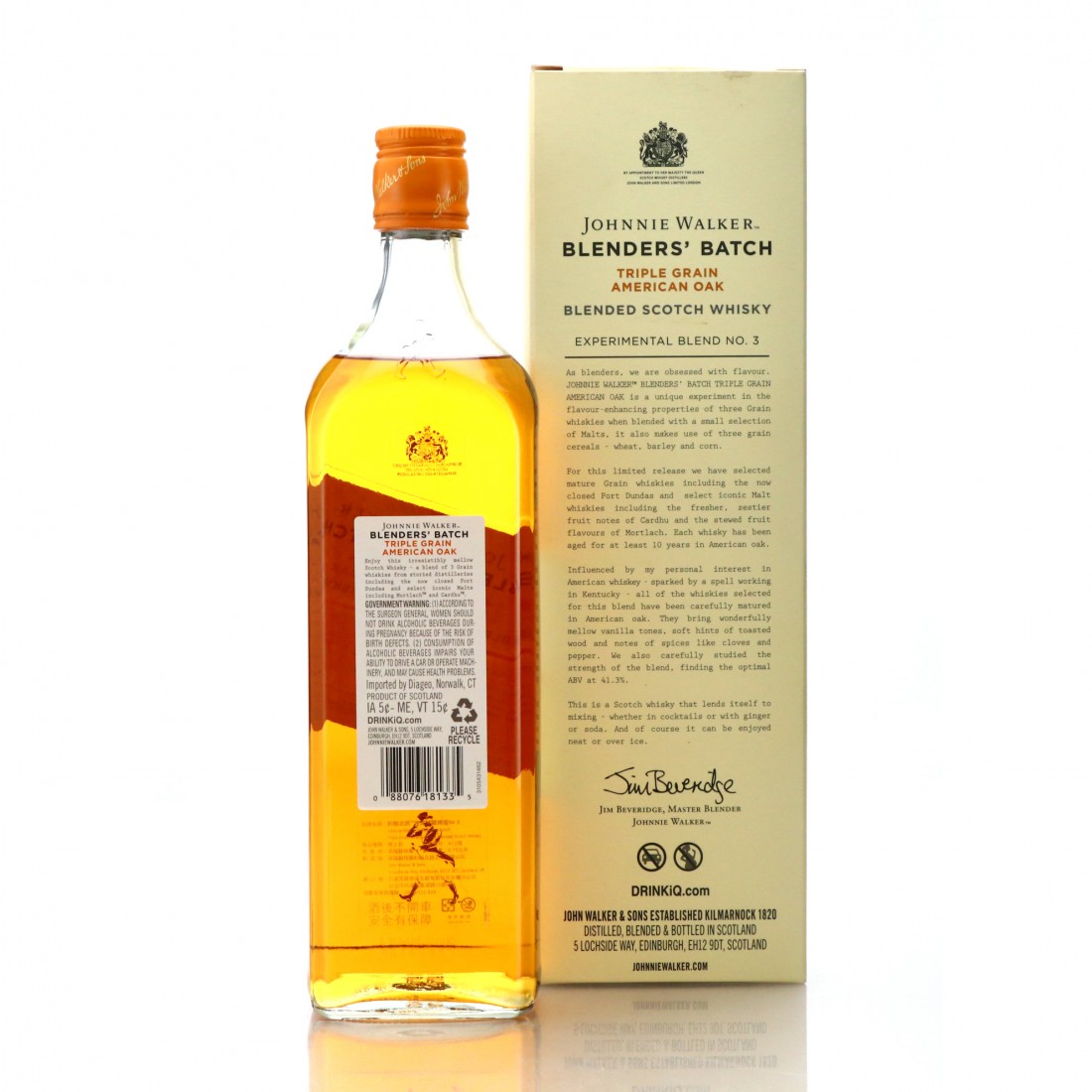 Johnnie Walker 10 Year Old Blenders' Batch 3 Triple Grain 75cl / US