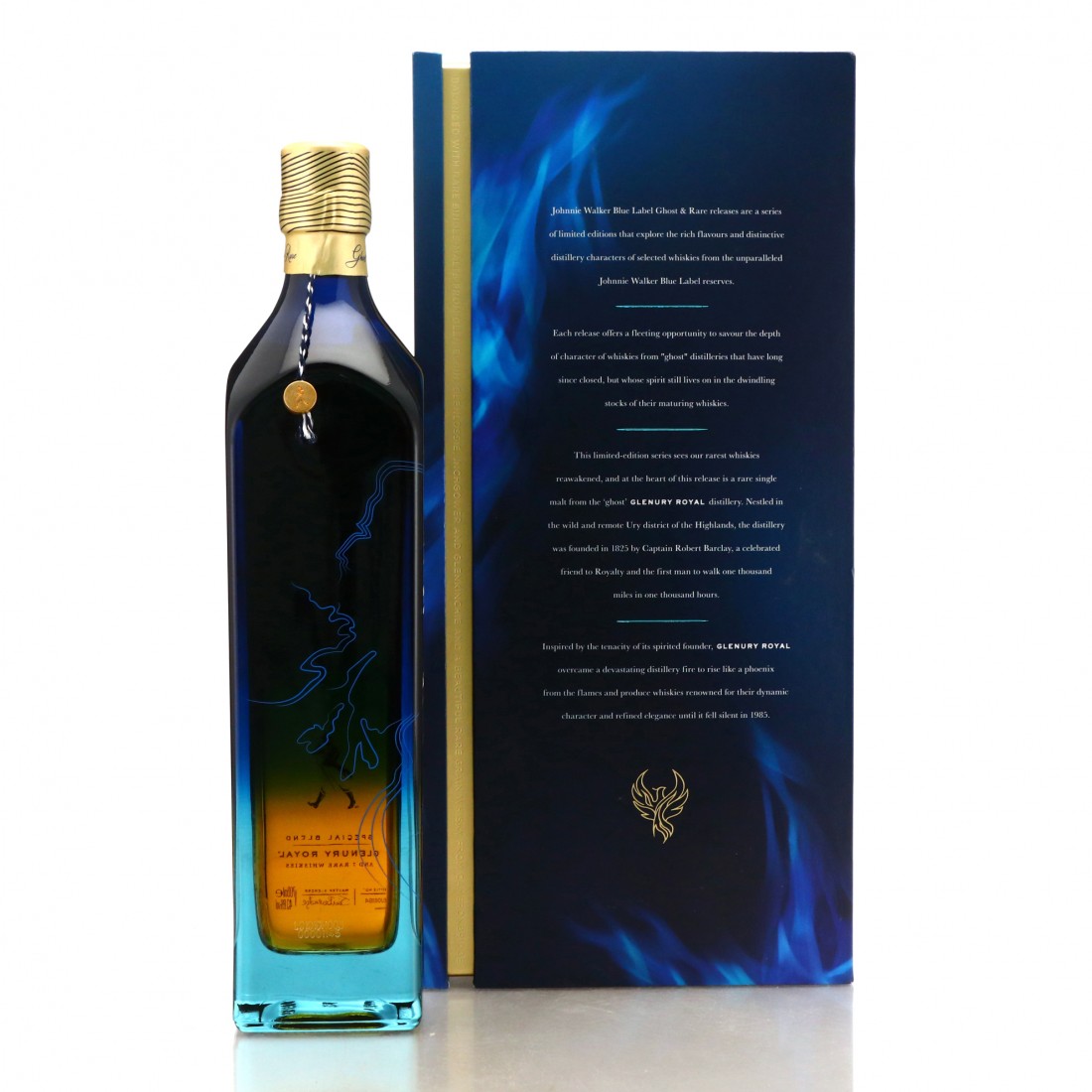 Johnnie Walker Blue Label Ghost and Rare 3rd Edition / Glenury Royal Whisky Auctioneer