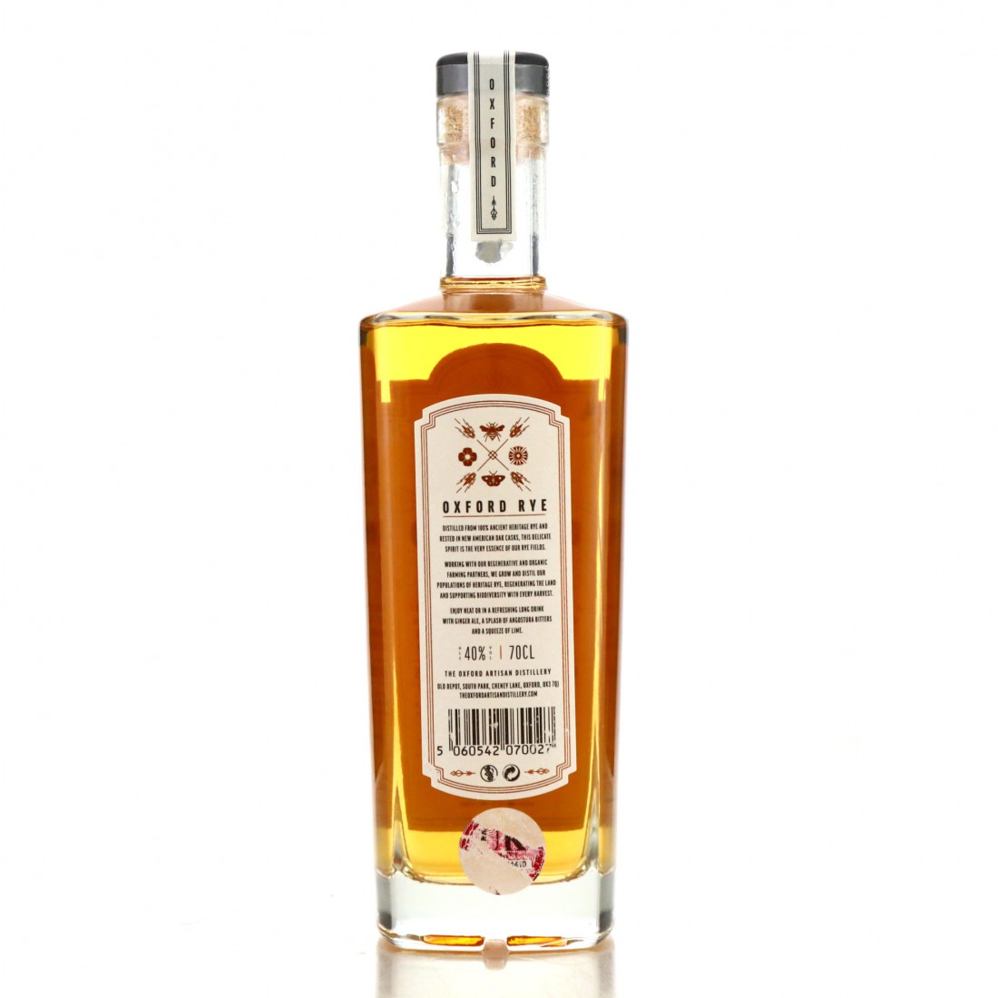 Oxford Rye Whisky Heritage Grains Whisky Auctioneer