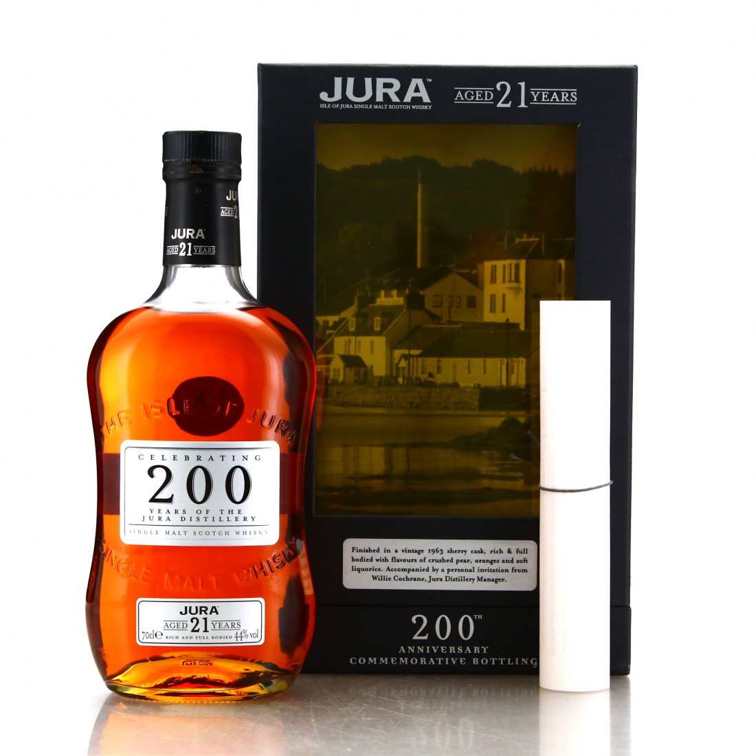 Jura 21 Year Old 200th Anniversary / Signed Whisky Auctioneer