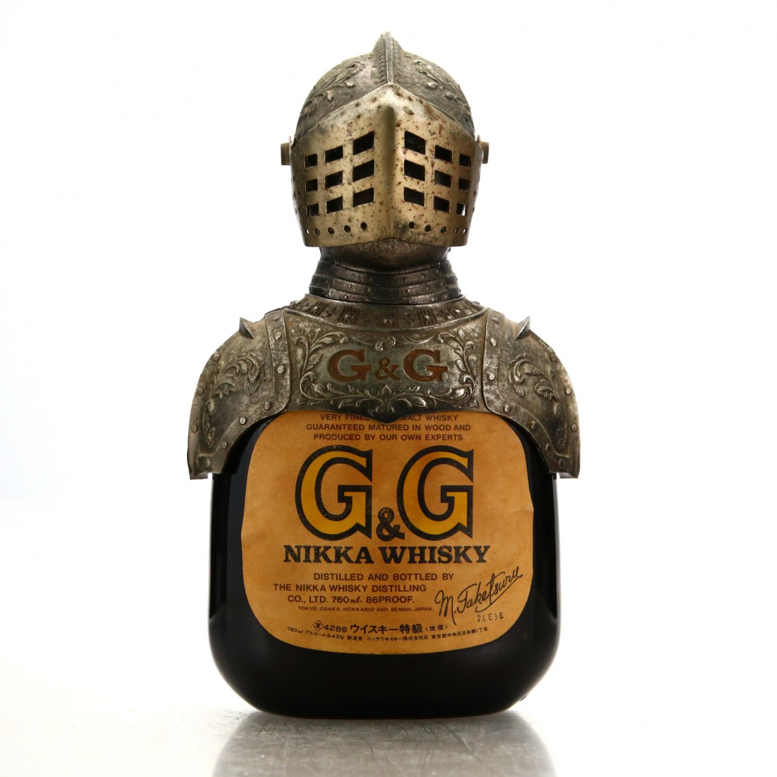 ☆新生活お祝いセールス！ ニッカウヰスキー 特級G&G 木製熊