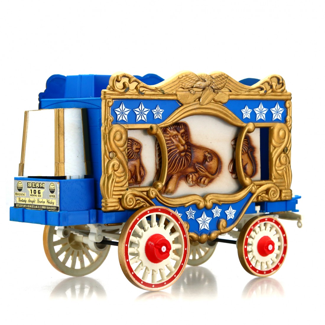 Beam 106 Month Old Circus Caravan Decanter 1980s Whisky Auctioneer