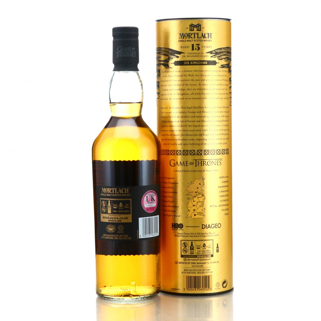Mortlach 15 Year Old Game of Thrones / Six Kingdoms Whisky Auctioneer