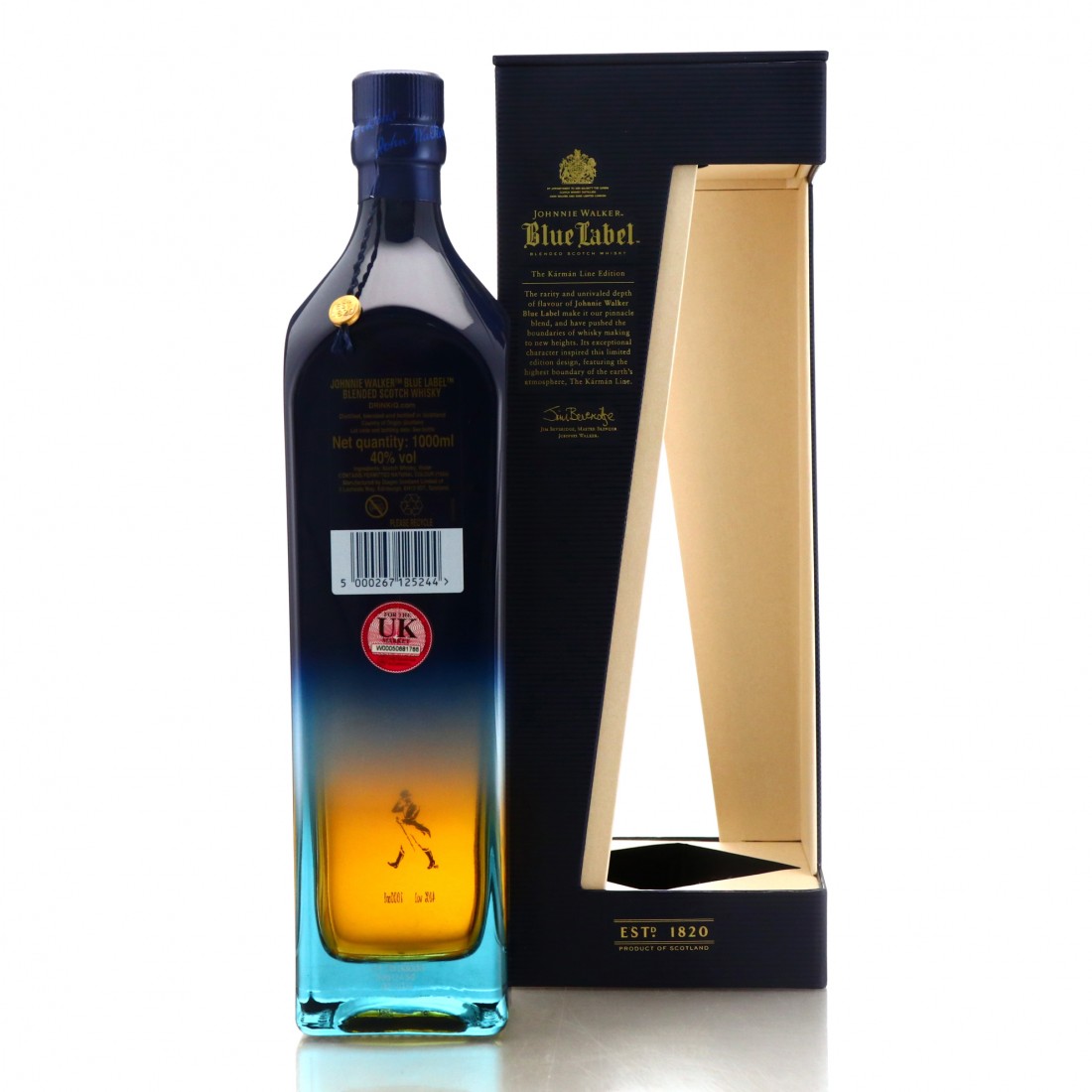 Johnnie Walker Blue Label 1 Litre / Karman Line Edition Whisky Auctioneer