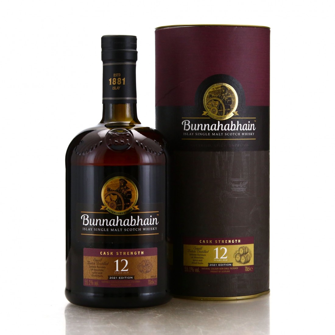 Bunnahabhain 12 Year Old Cask Strength 2021 Edition Whisky Auctioneer