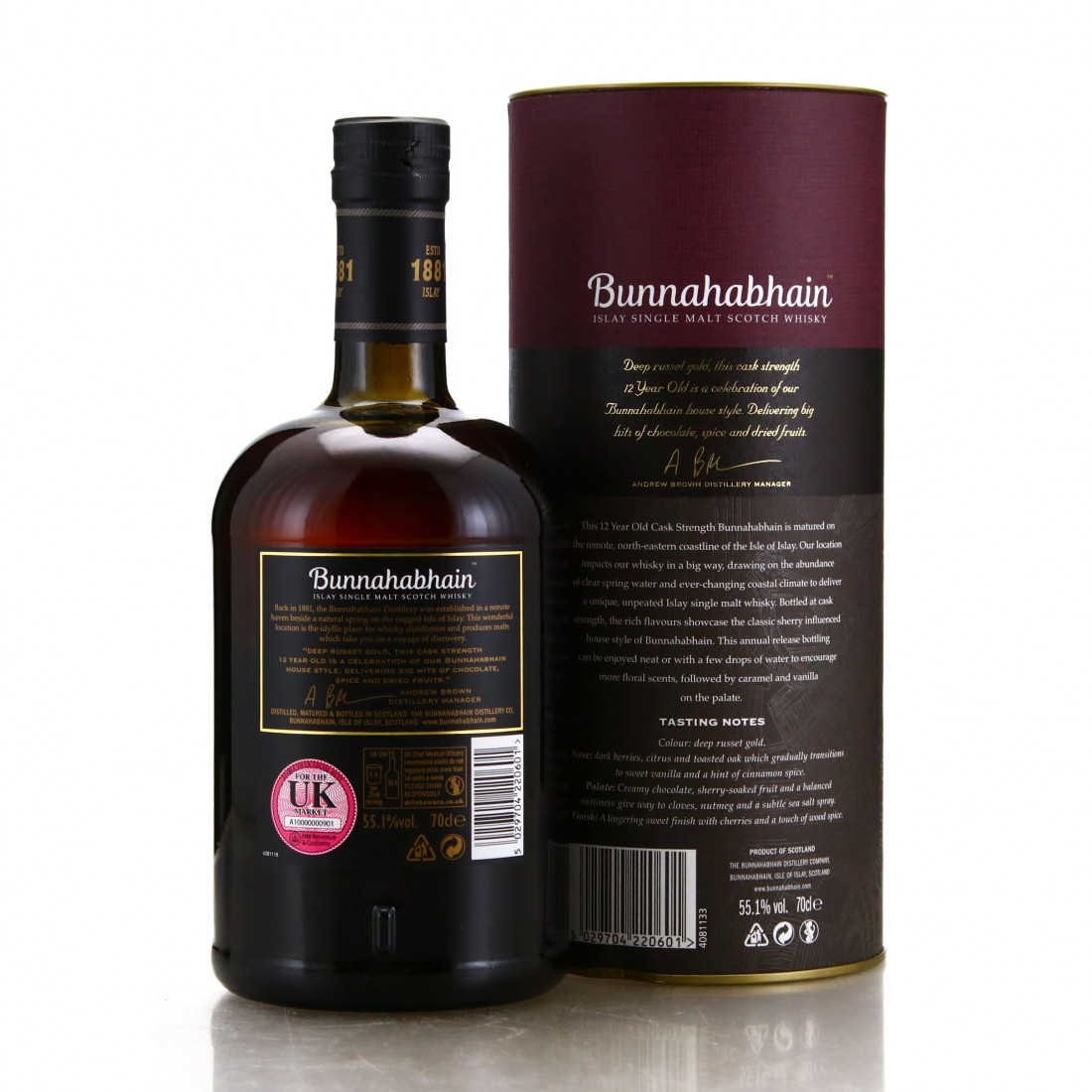 Bunnahabhain 12 Year Old Cask Strength 2021 Edition Whisky Auctioneer
